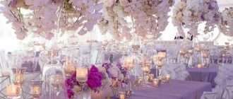Трудности при оформлении свадебного зала цветами